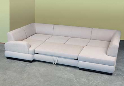 Угловой диван «Жардин 7» с оттоманкой